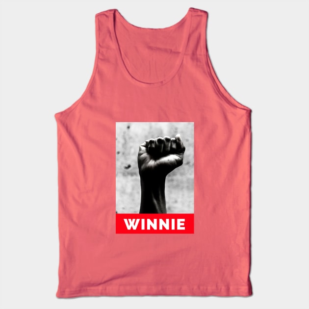 Winnie Mandela - RIPWinnieMandela - Mandela Effect Tank Top by Retro-Pedro's Magic Store